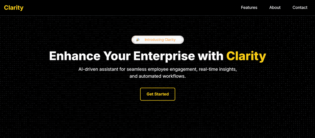 Clarity - AI Chatbot